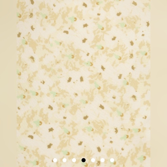 NEW! AIR SPACE Floral Hollow Fishtail Mini Dress (Yellow) - Picture 7 of 9